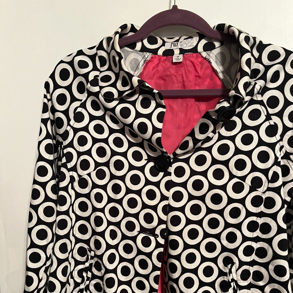 JW Button down light Jacket/pockets SZ M